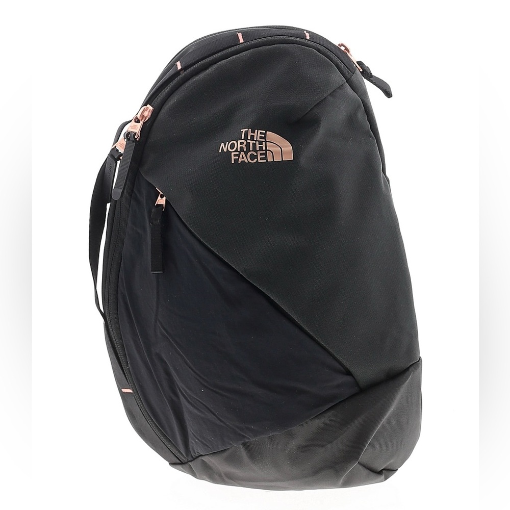 HP! ✨ The North Face Black Backpack with Rose Gold Details NWOT